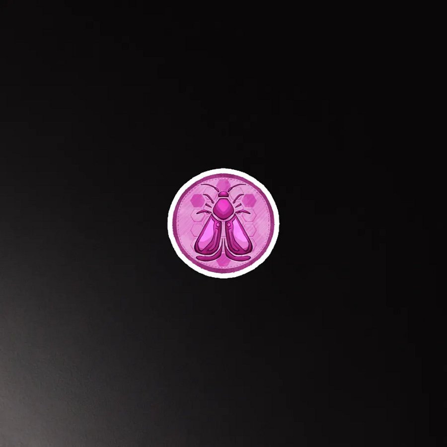 Magenta Moths Magnet product image (3)