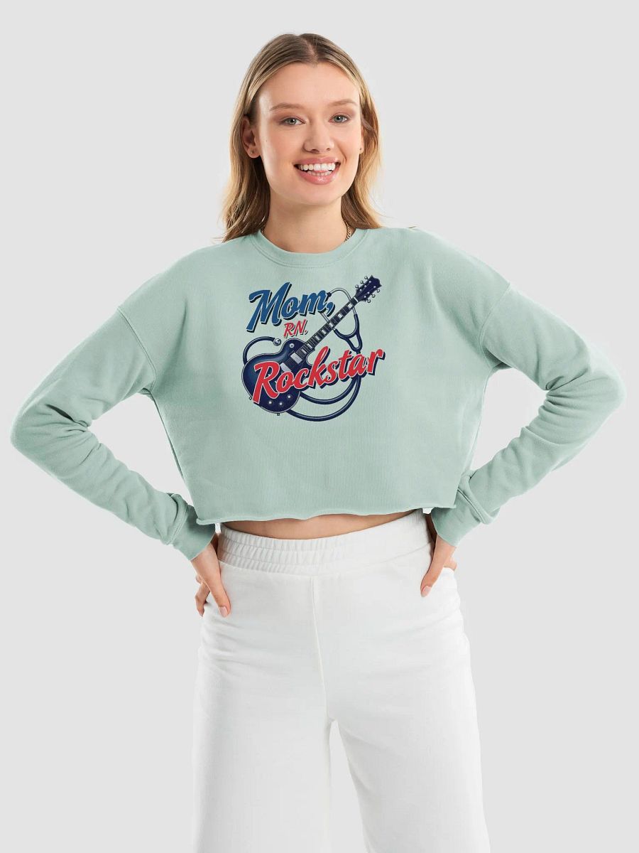 Rockstar RN Fleece Crop Sweatshirt product image (35)