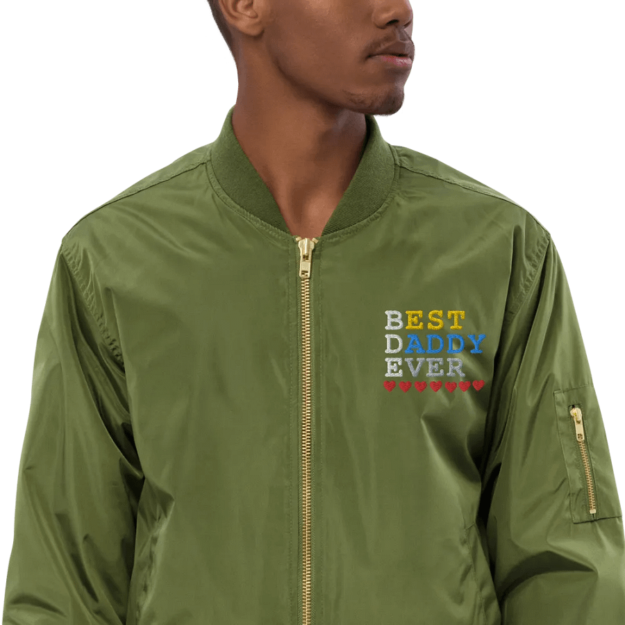 Best Daddy Ever Threadfast Apparel Premium Recycled Bomber product image (1)