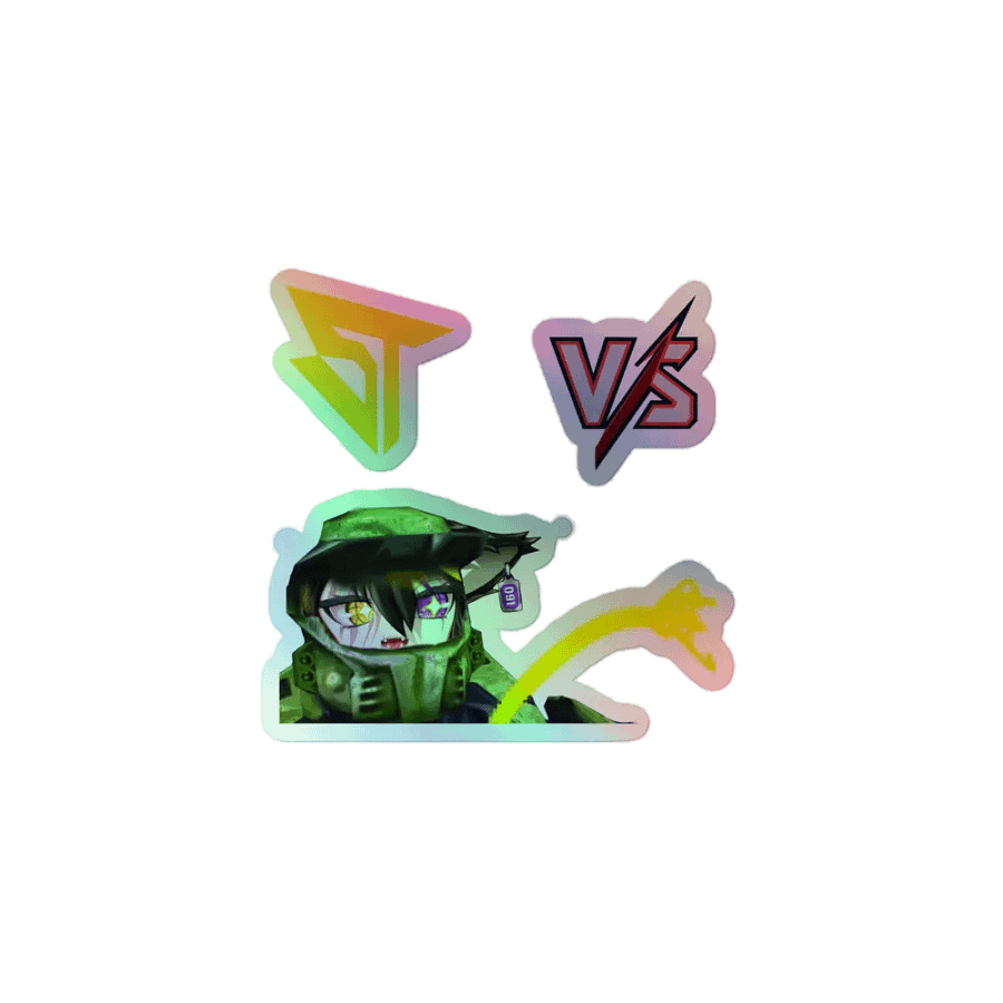 Holographic Pissterchief and Logos Stickers product image (1)