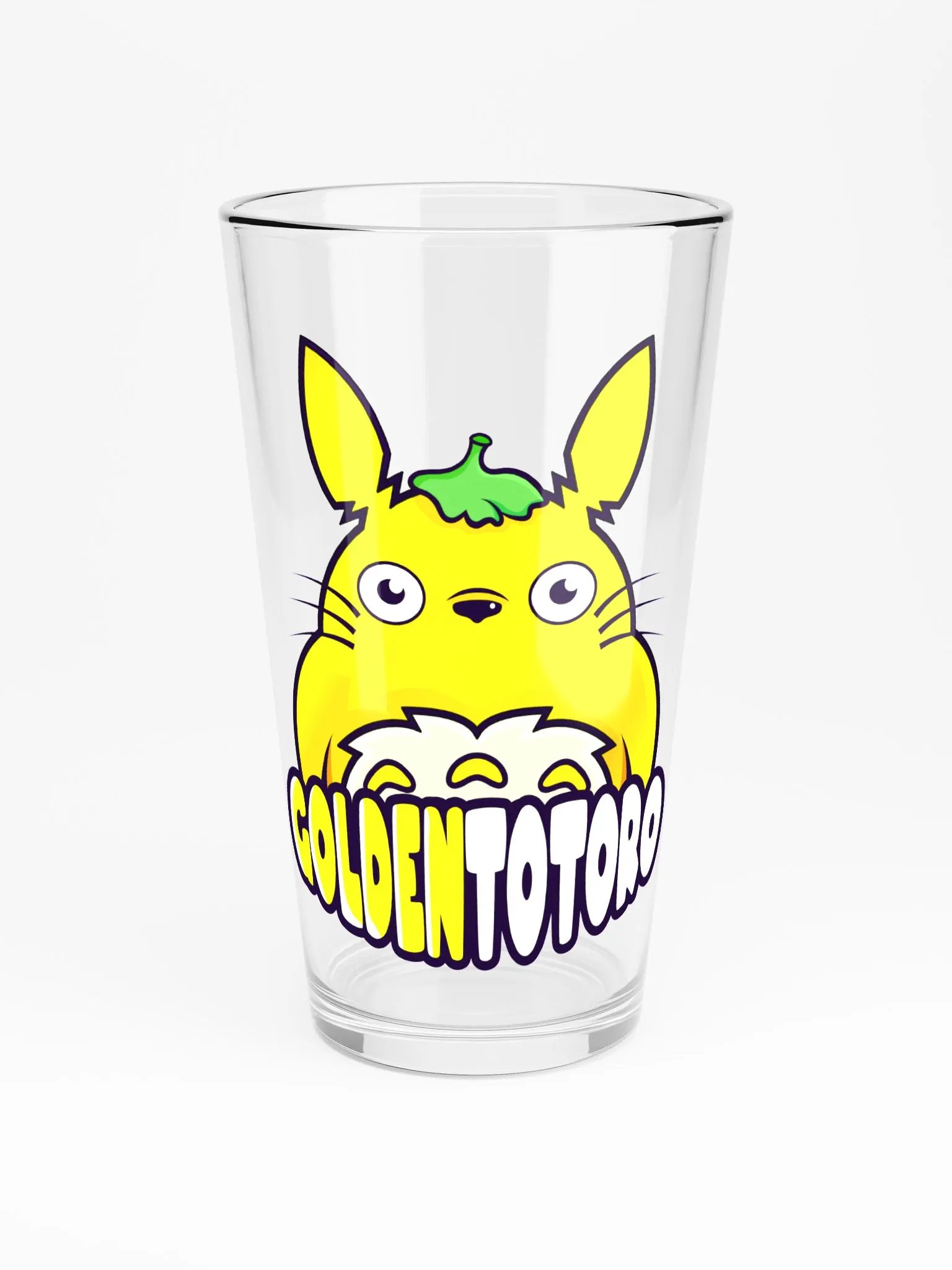 GoldenTotoro Logo Pint Glass (Center Only) product image (3)