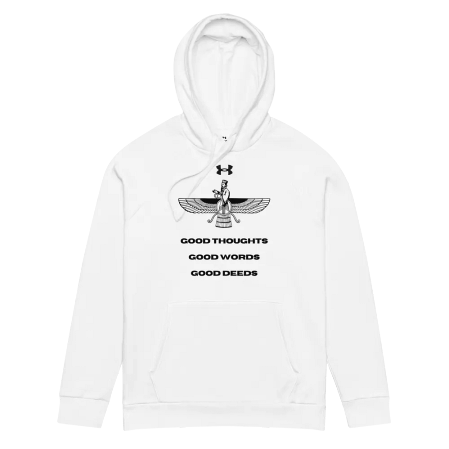 Faravahar Persian Design Hoodie Good Thoughts Good Words Good Deeds product image (4)
