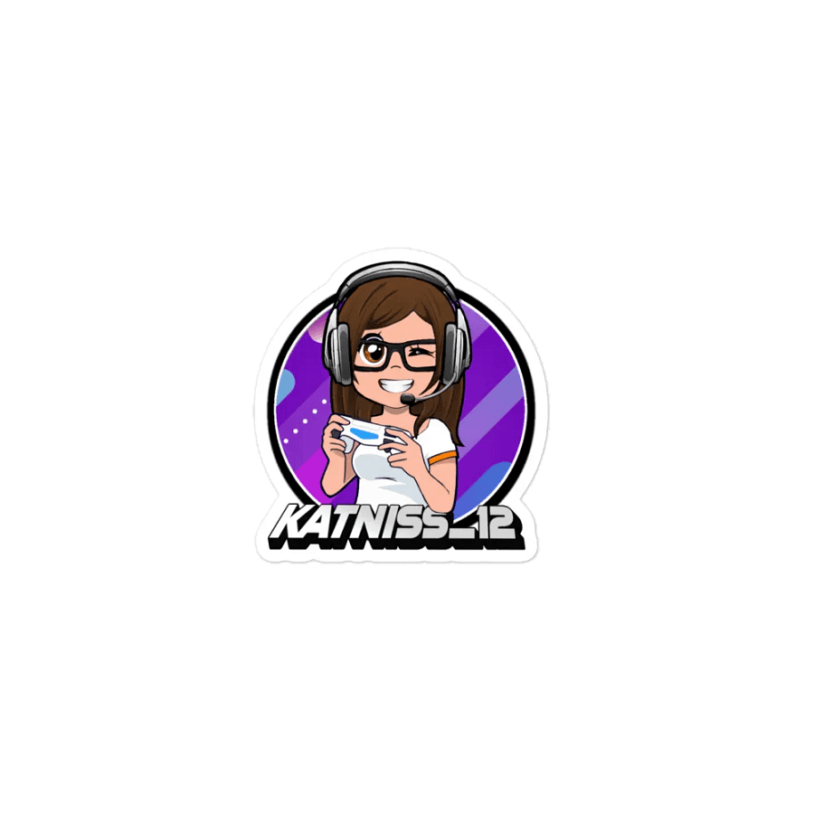Katniss Gamer Magnet 3x3 product image (1)