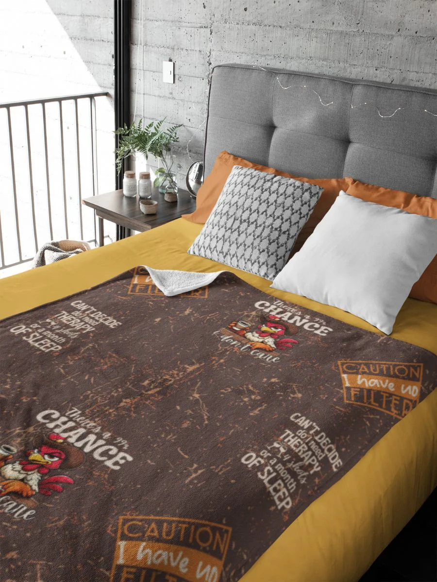 Menopause Funny Sarcastic Quotes Throw Blanket product image (1)