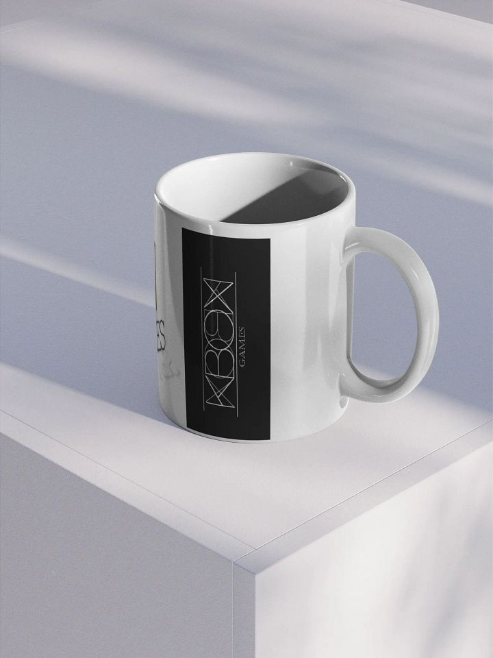 KboxGames white logo mug product image (2)