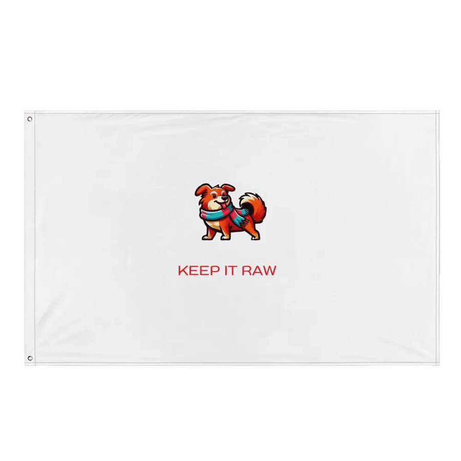 Keep It Raw Flag product image (1)