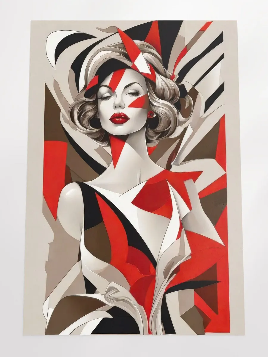 Red Woman - Poster - Large 24x36 Inches product image (4)