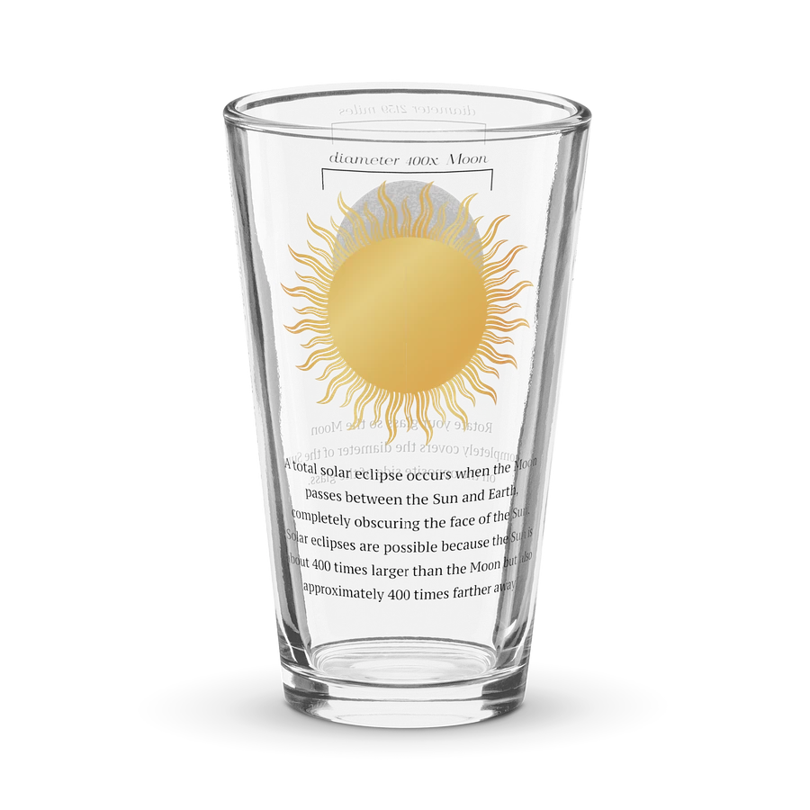 Make Your Own Eclipse Pint Glass Image 1