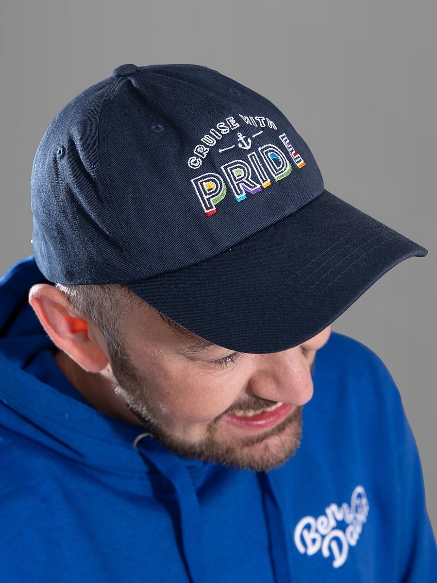 Cruise with Ben and David Pride Unisex Embroidered Hat product image (1)