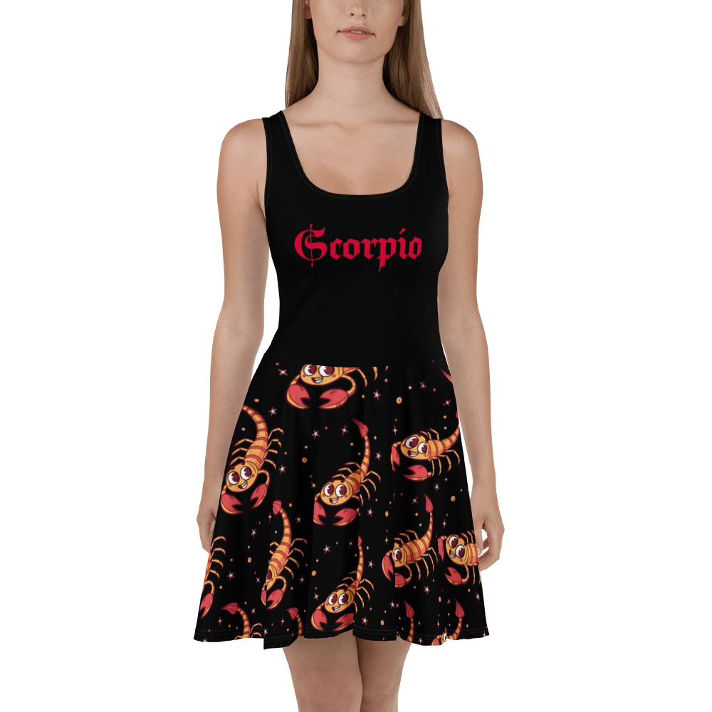 Swirling Scorpio Skater Dress product image (2)