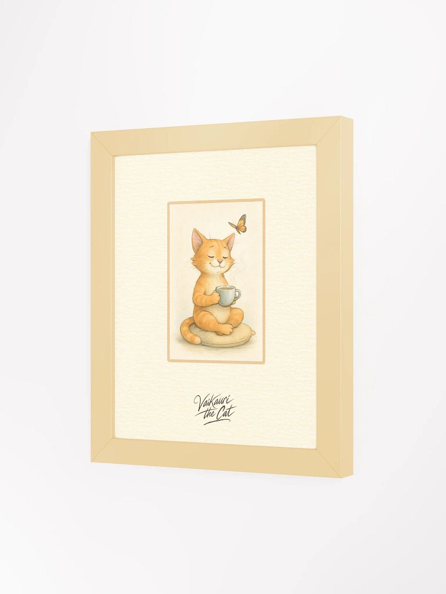 Vaikauri the Cat - Framed Matte Artprint product image (5)