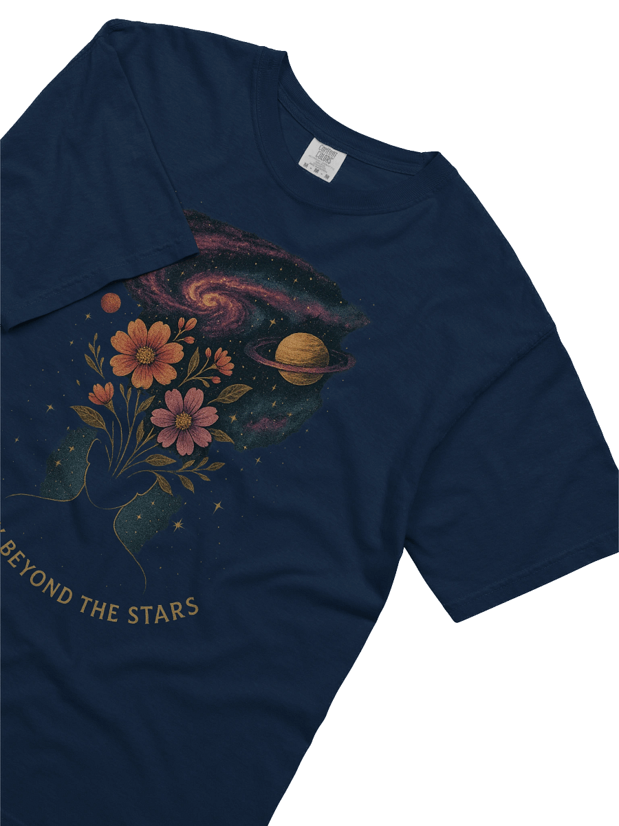 Cosmic Floral Silhouette T-Shirt product image (10)