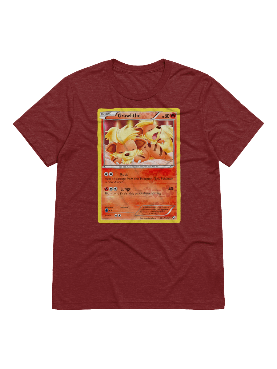 Growlithe TCg T-shirt product image (1)