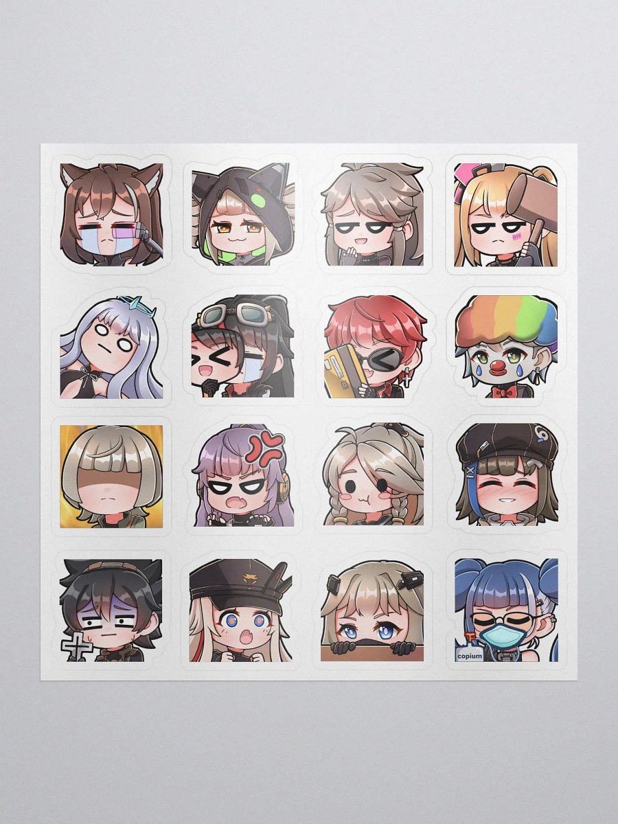 Stickers - Aida Cafe Emojis (version 1) (Tower of Fantasy) product image (1)