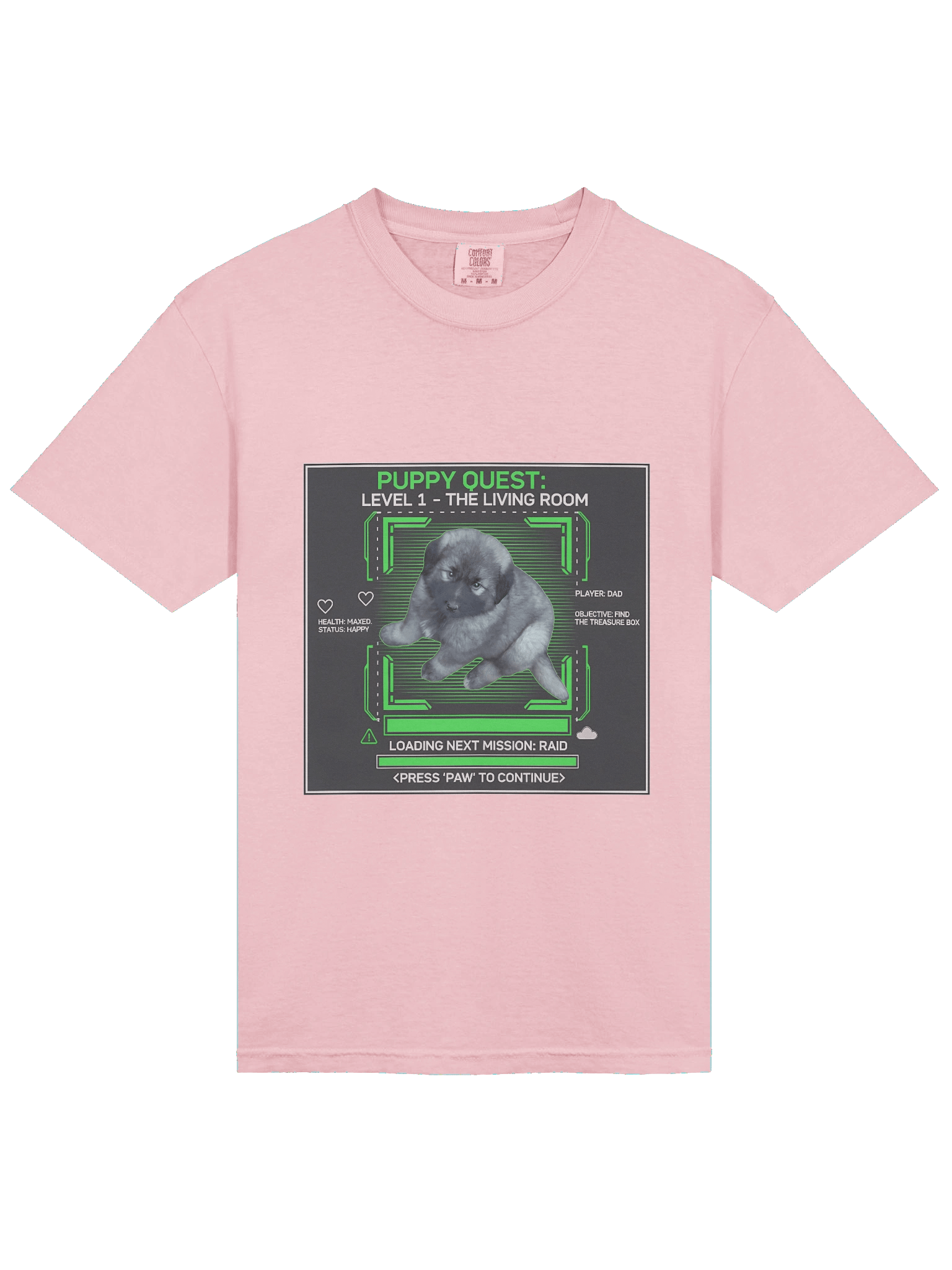 The 'Press Paw' Design | Gaming Mode Activated Shirt product image (4)