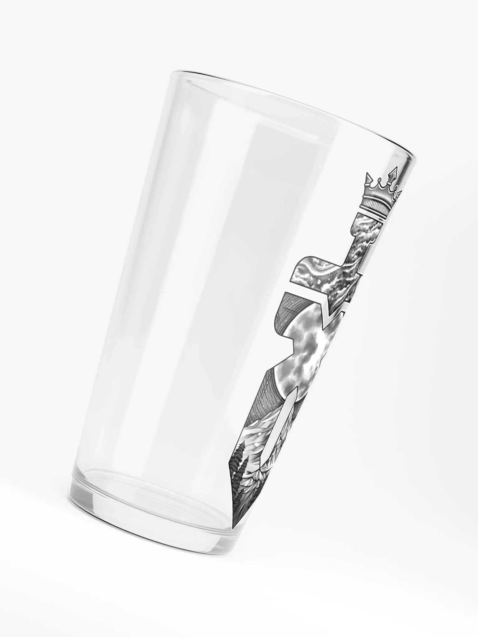 Shaker Pint Glass (Gray Logo) product image (6)