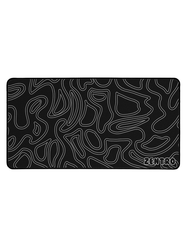 Black Topo - Mouse Pads product image (1)