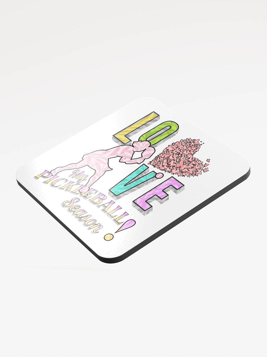 Love My Pickleball Season Female Coaster product image (4)