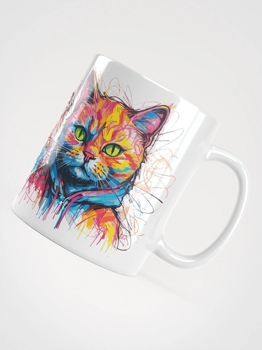 Graffiti Scribbles Cat 4 , Mug product image (7)
