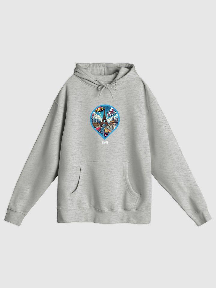 Lane Seven Premium Pullover Hoodie | AI Design Paris city product image (2)