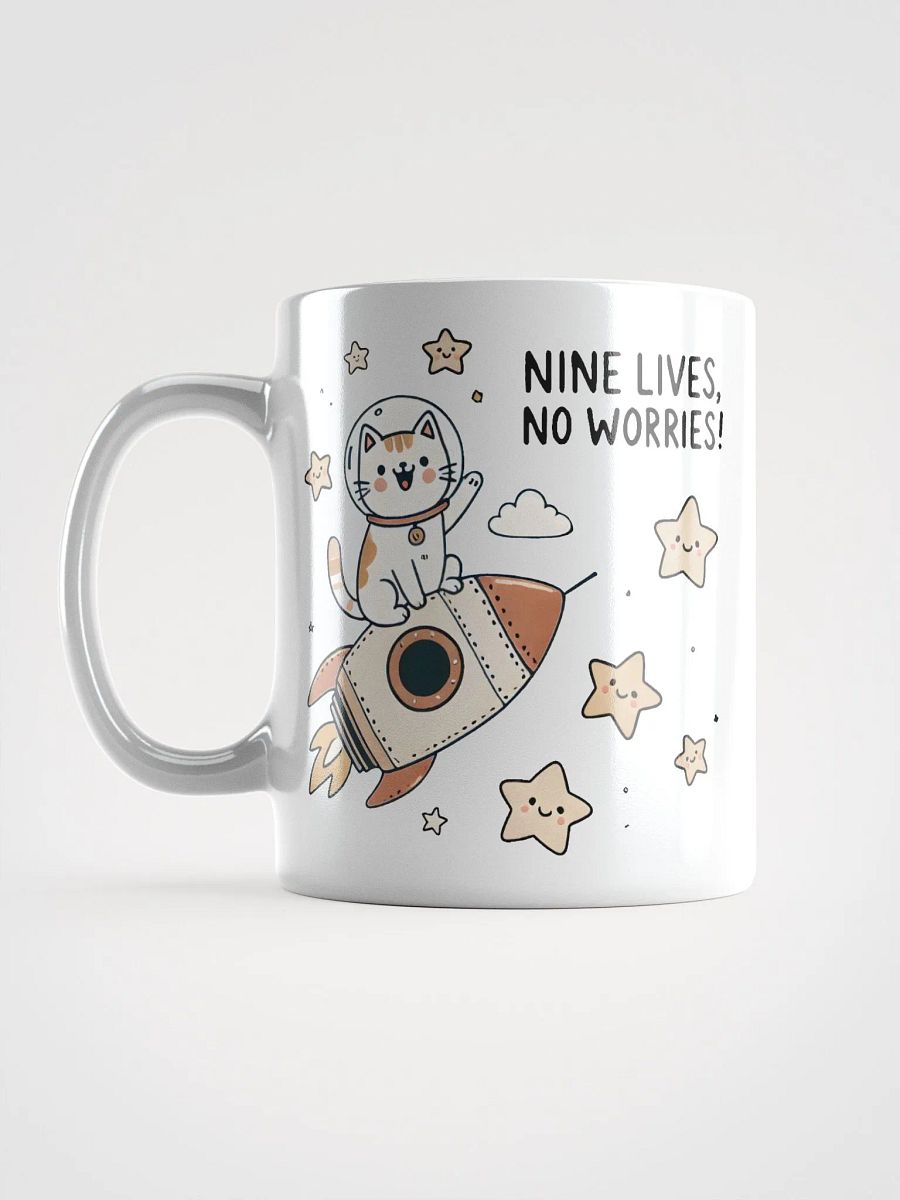 Nine lives, no worries mug product image (6)