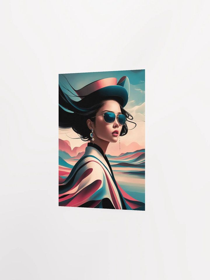 Abstract illustration of a Woman Poster - 23 product image (14)