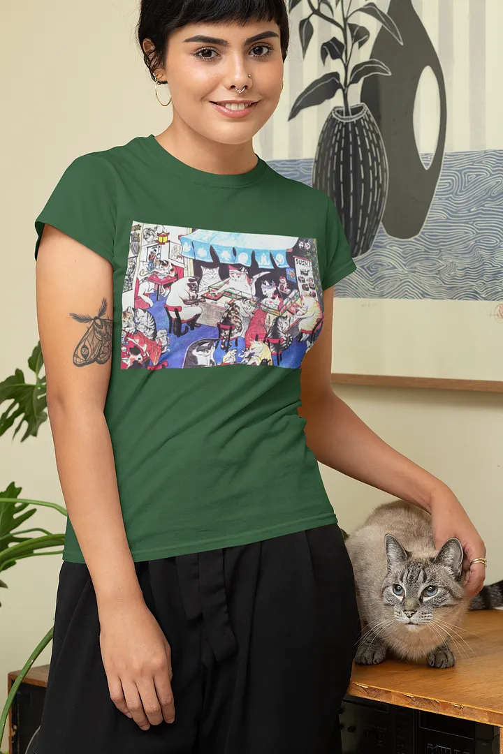 Cats at the Sushi Bar T-Shirt product image (1)