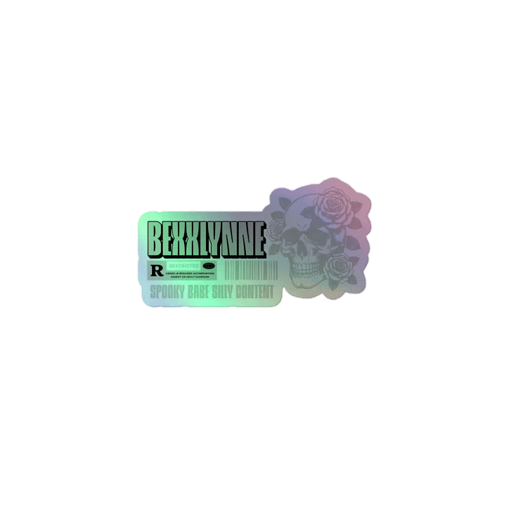Restricted Content Holographic Sticker product image (1)