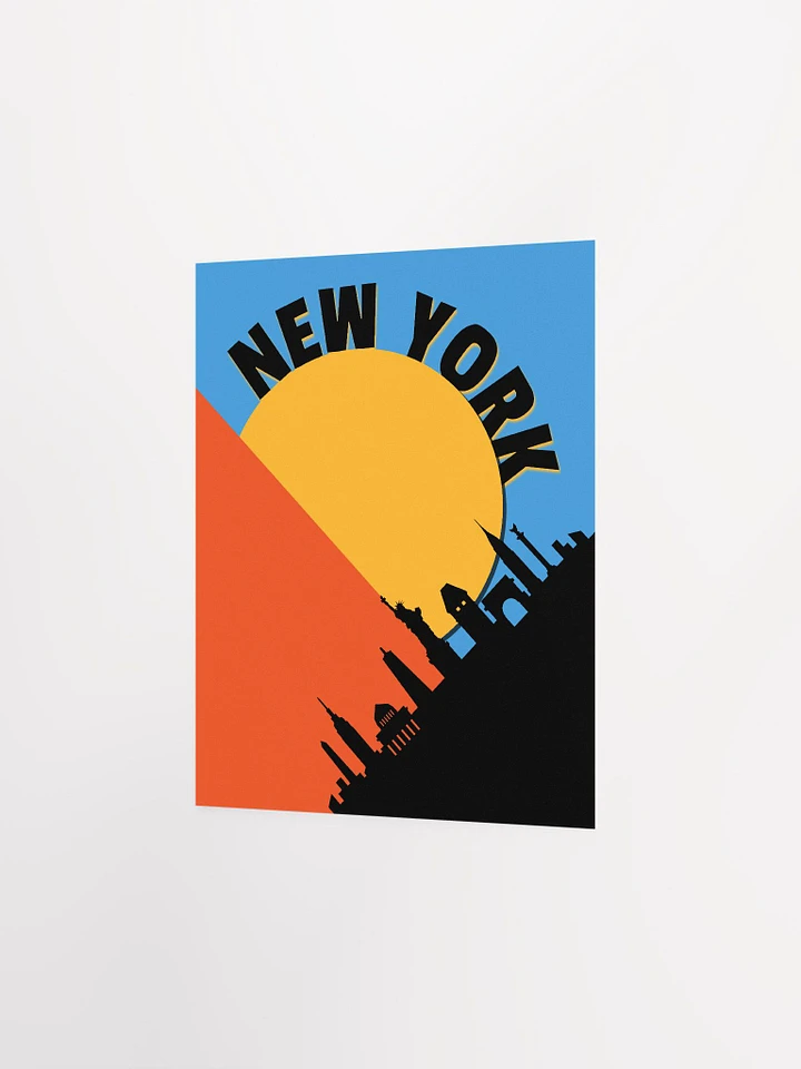 New York Skyline Silhouette - Urban Sunset product image (12)