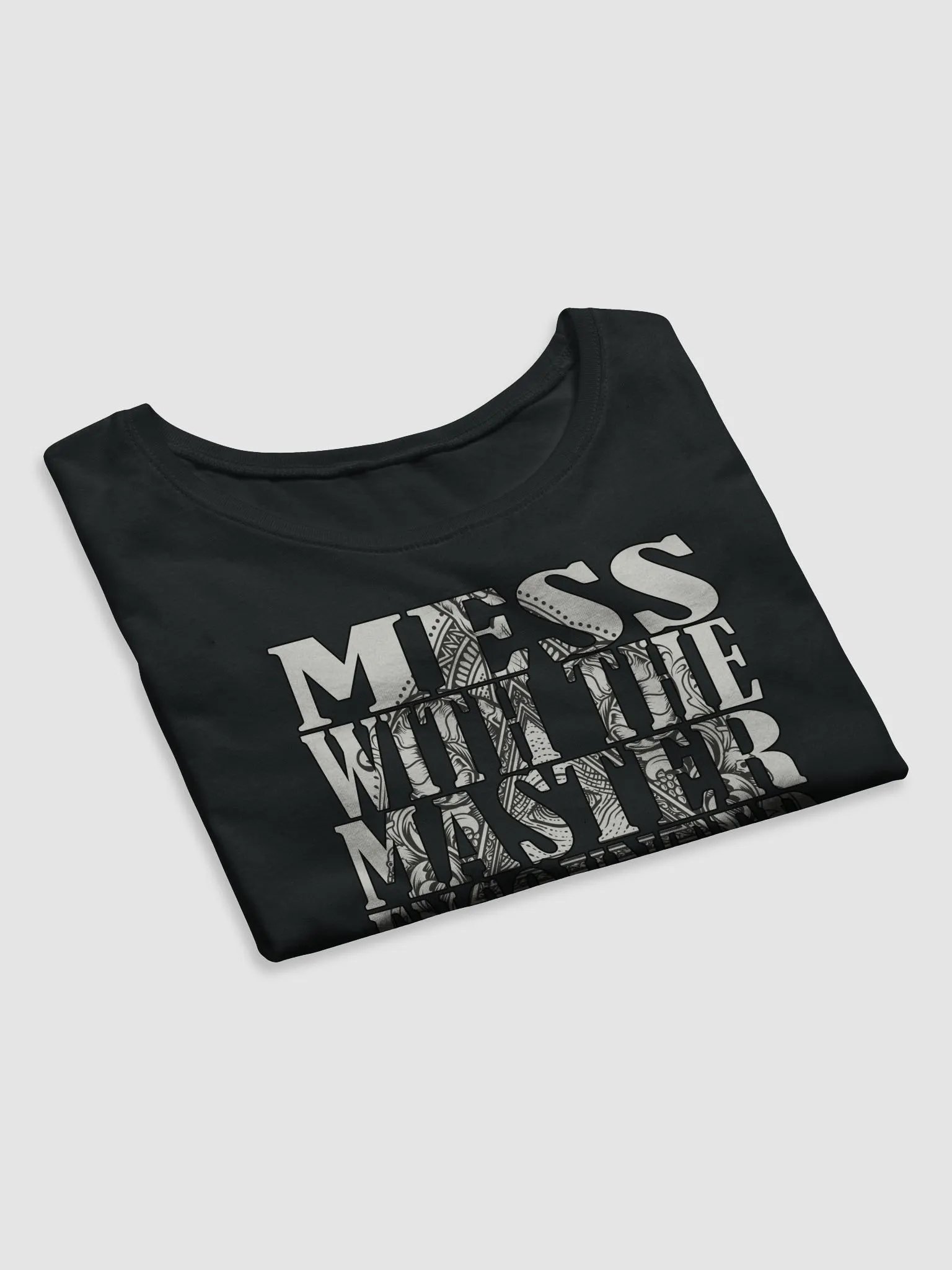 Mess With The Master, Encounter Disaster - Bella+Canvas Women's Crop Tee product image (4)