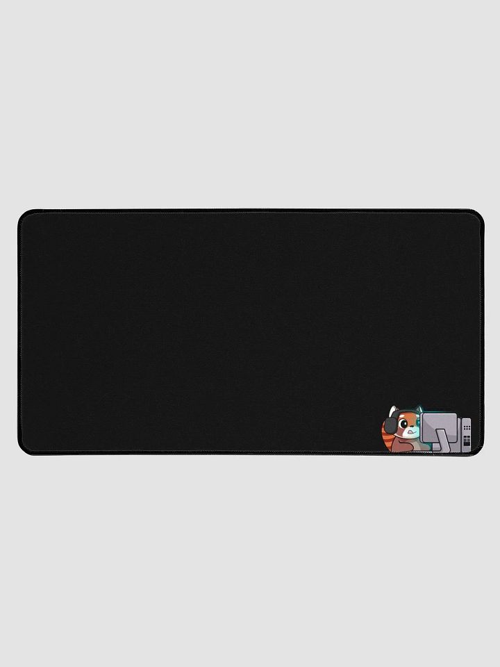 Gaming Bear Desk Mat (Black) - 15.5" x 31.5" product image (1)