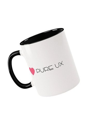 Another new offering from KaizenTees — the I ❤️ Pure UX Ceramic Mug. Get yours today!

https://darren-kaizenux-tees-shop.four...