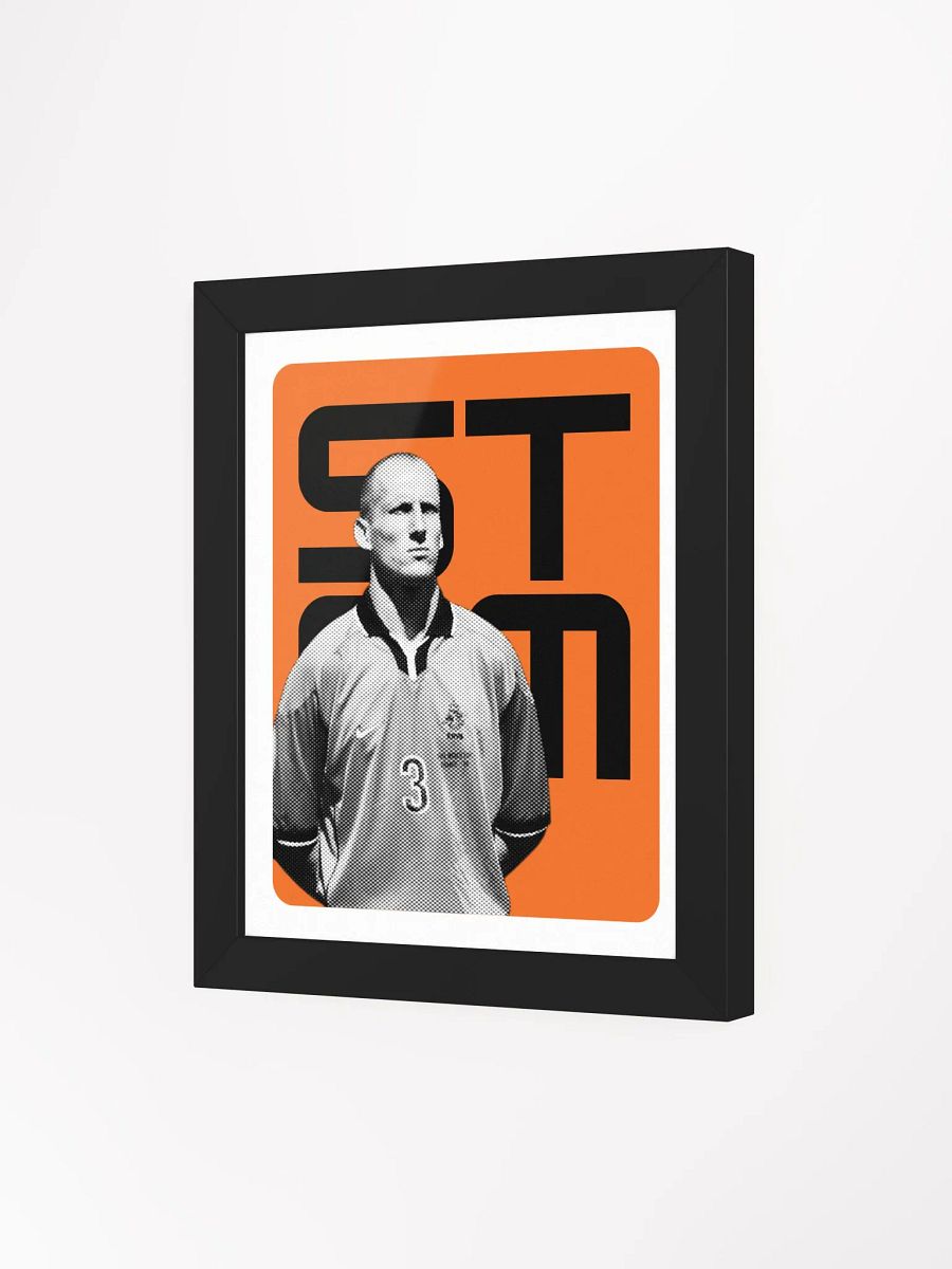 Jaap Stam BW Netherlands Name Art Framed Print product image (2)