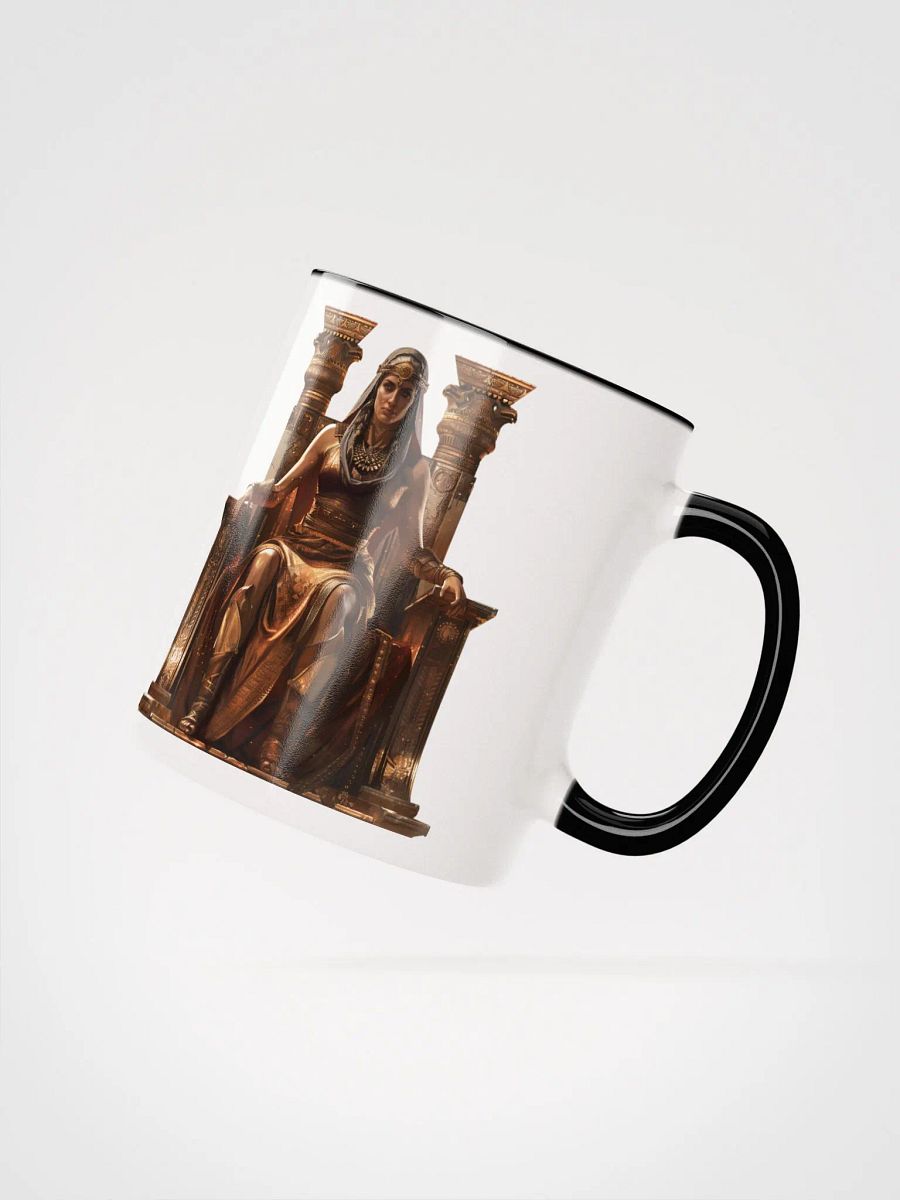 Hera - The Queen of the Gods in Greek Mythology Ceramic Mug with Black Color Inside product image (4)