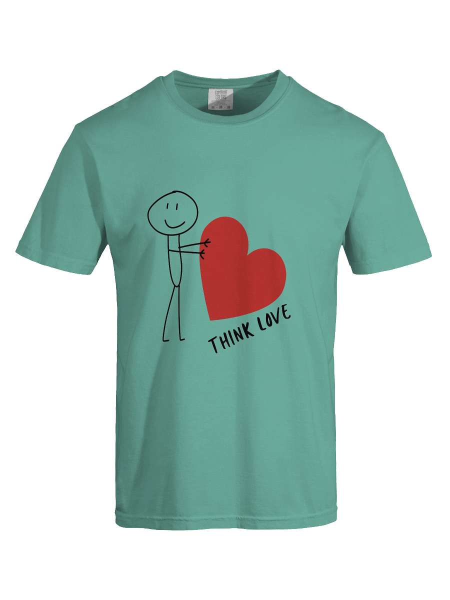 Think Love Heavyweight T-Shirt product image (64)