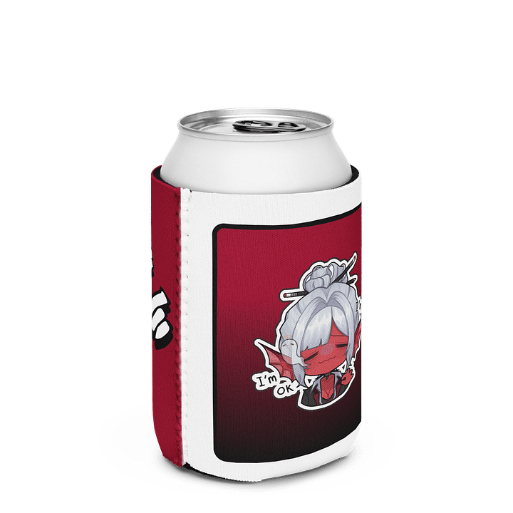 I'm Fine Emote Coozie (Red) product image (3)