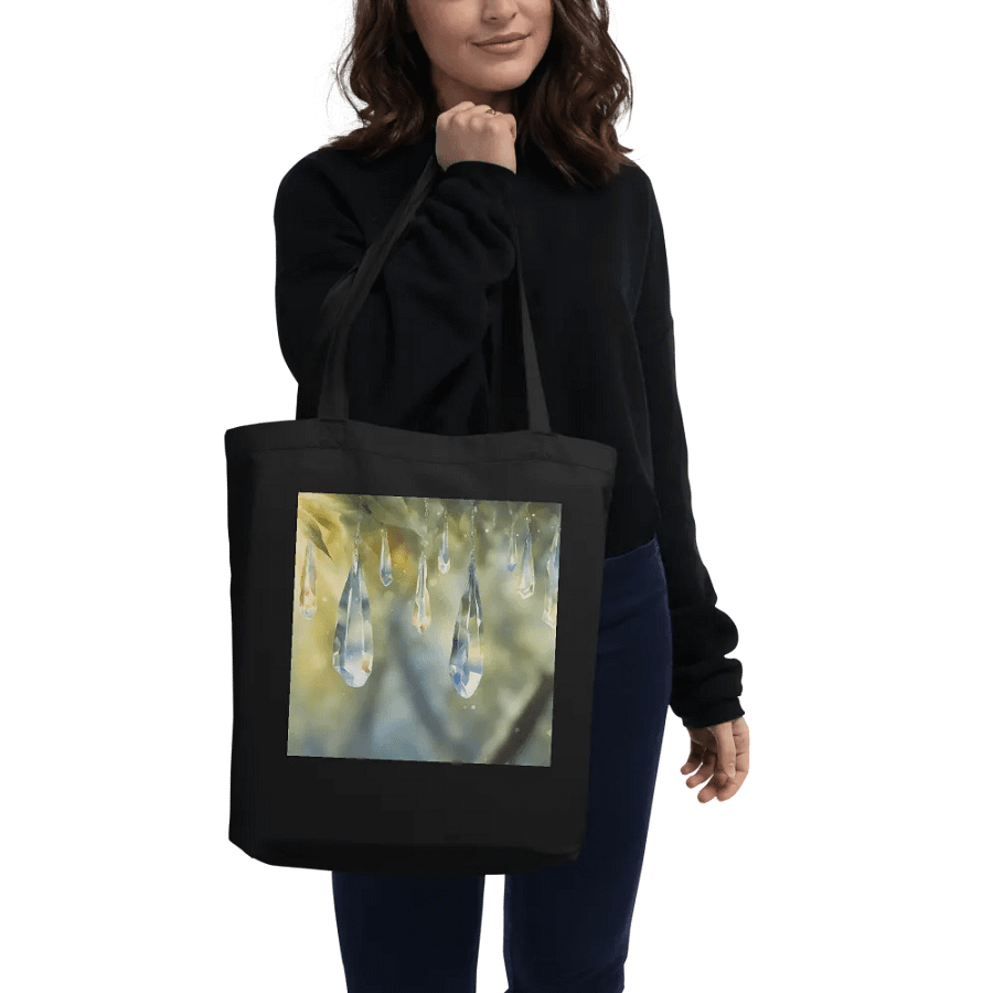 Crystal Clear, Organic Cotton Twill Tote Bag product image (3)