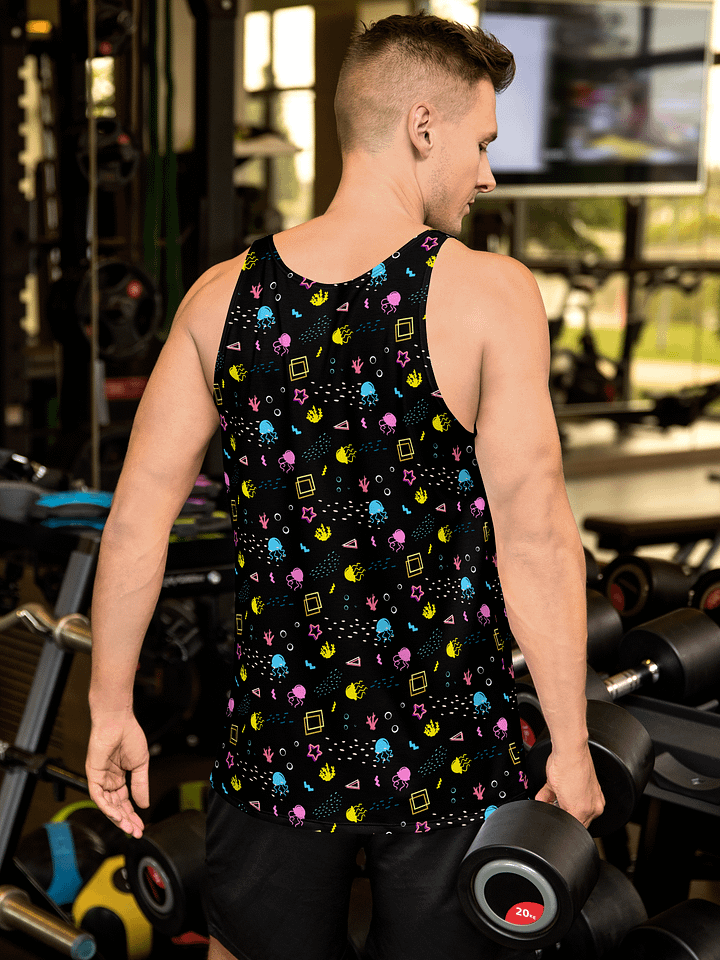 Shifty Seas black pattern tank top product image (2)