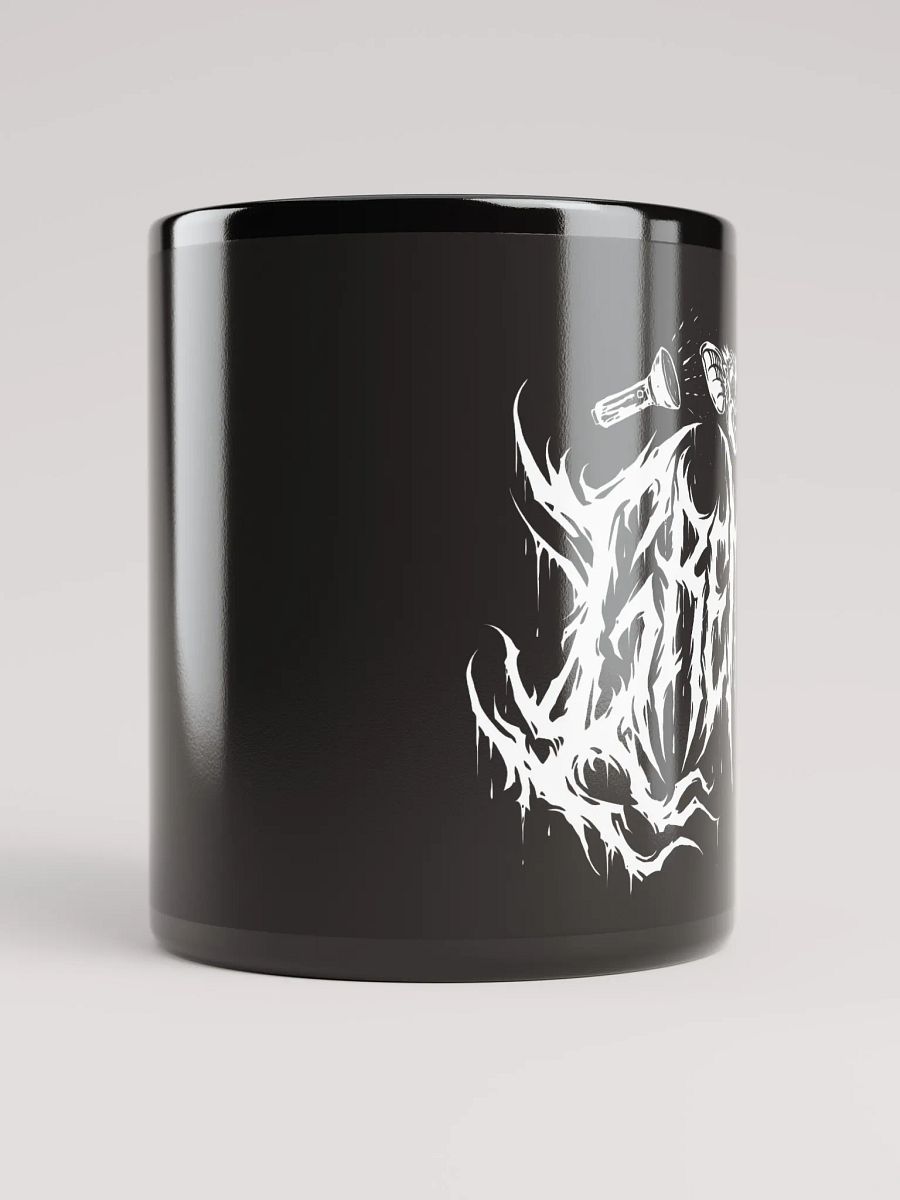 Black Glossy Mug - White Logo product image (9)