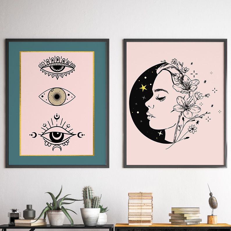 Celestial Witchy Gallery Wall Set of 8 DIGITAL Prints product image (7)