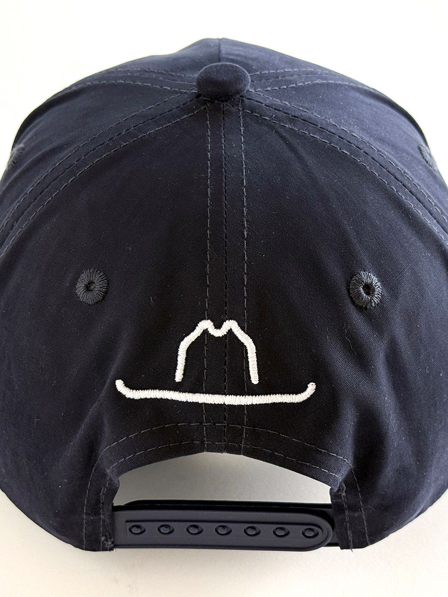 Vaquero Script Grandpa Hat Navy product image (3)