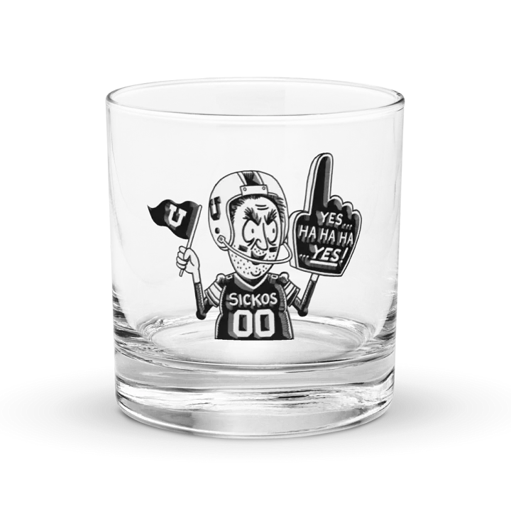 Sickos Committee #1 Fan Rocks Glass product image (1)
