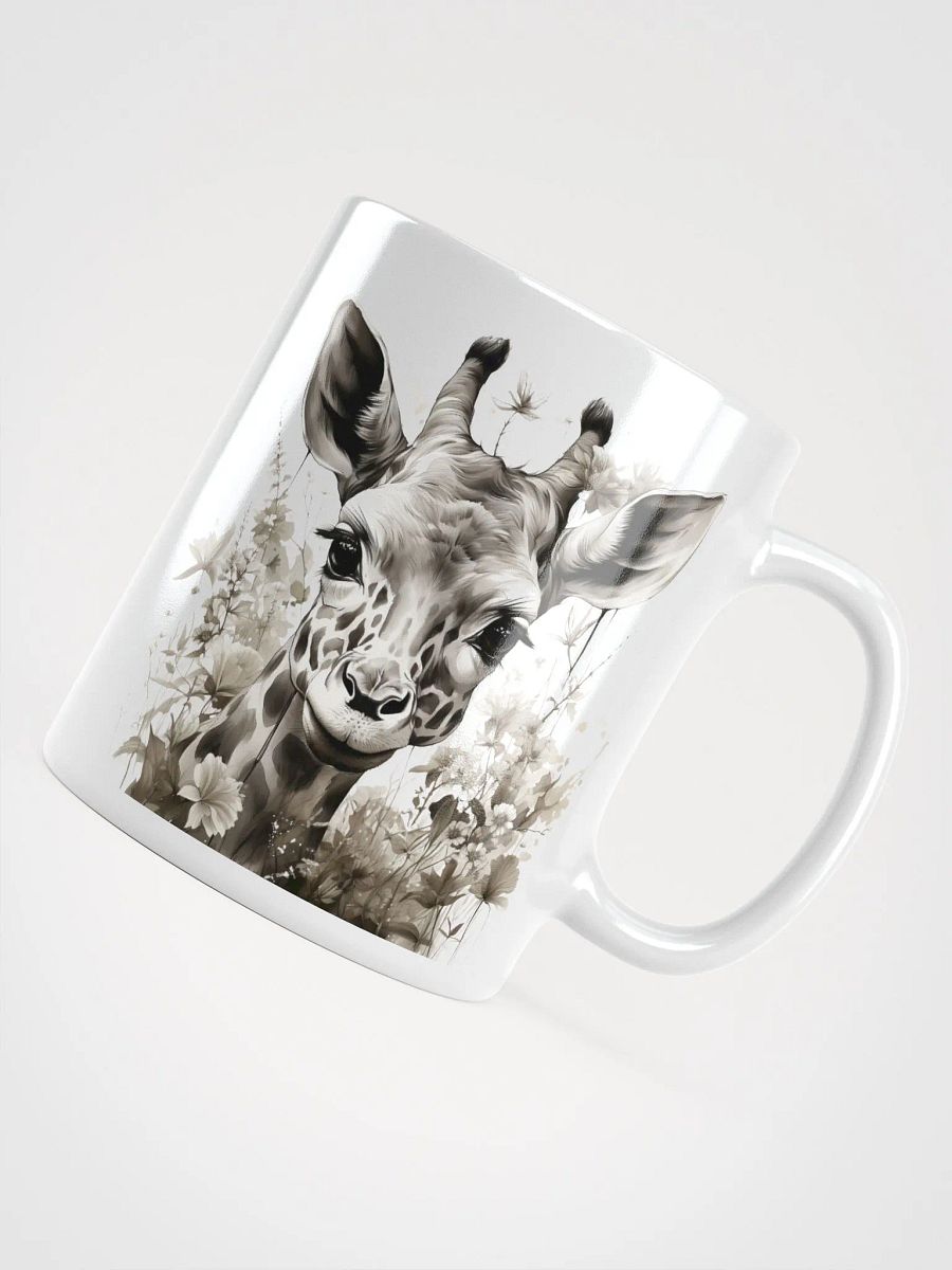Mirrored Giraffes Floral Mug product image (12)