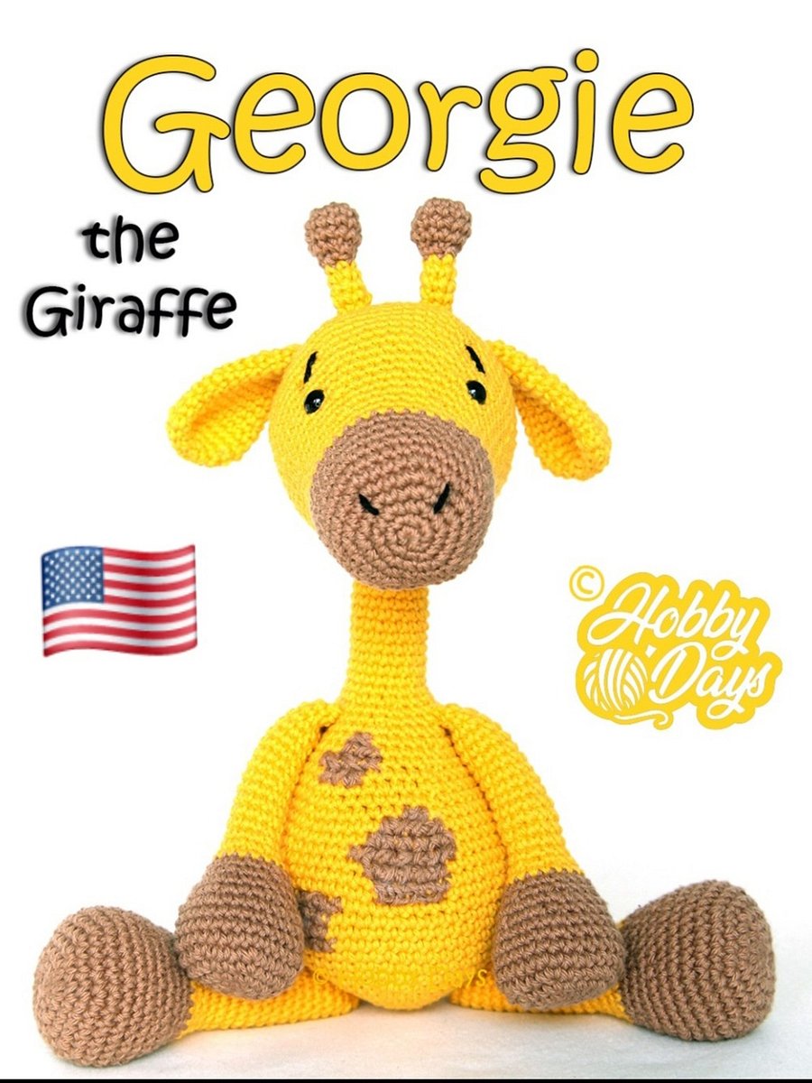 USA Pattern - Amigurumi Crochet Giraffe product image (1)