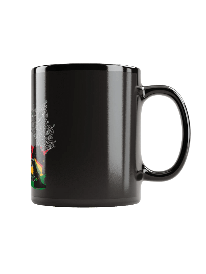 KINGS PROTECT QUEENS MUG BLACK product image (1)