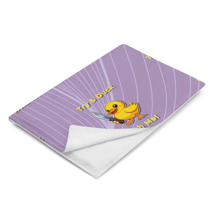 Quack & Slash Throw Blanket product image (2)
