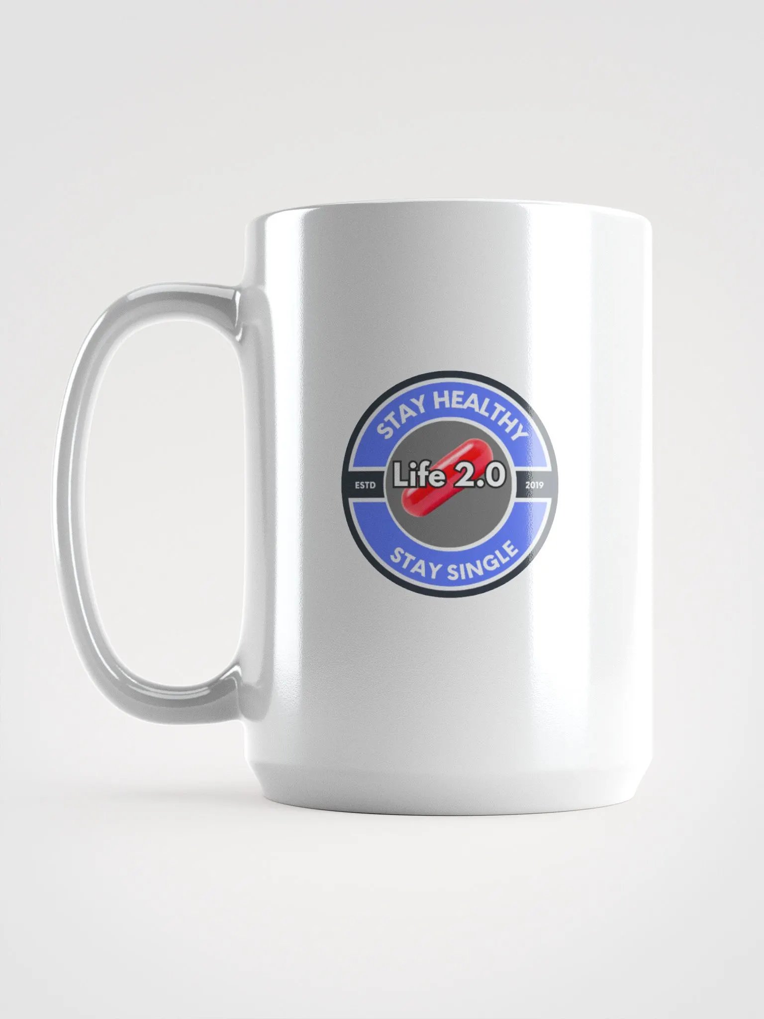 Life 2.0 Red Pill Large Coffee Cup! product image (6)
