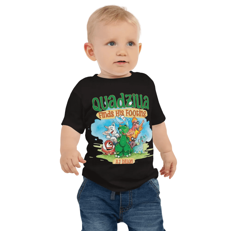 Quadzilla Finds His Footing Baby Tee