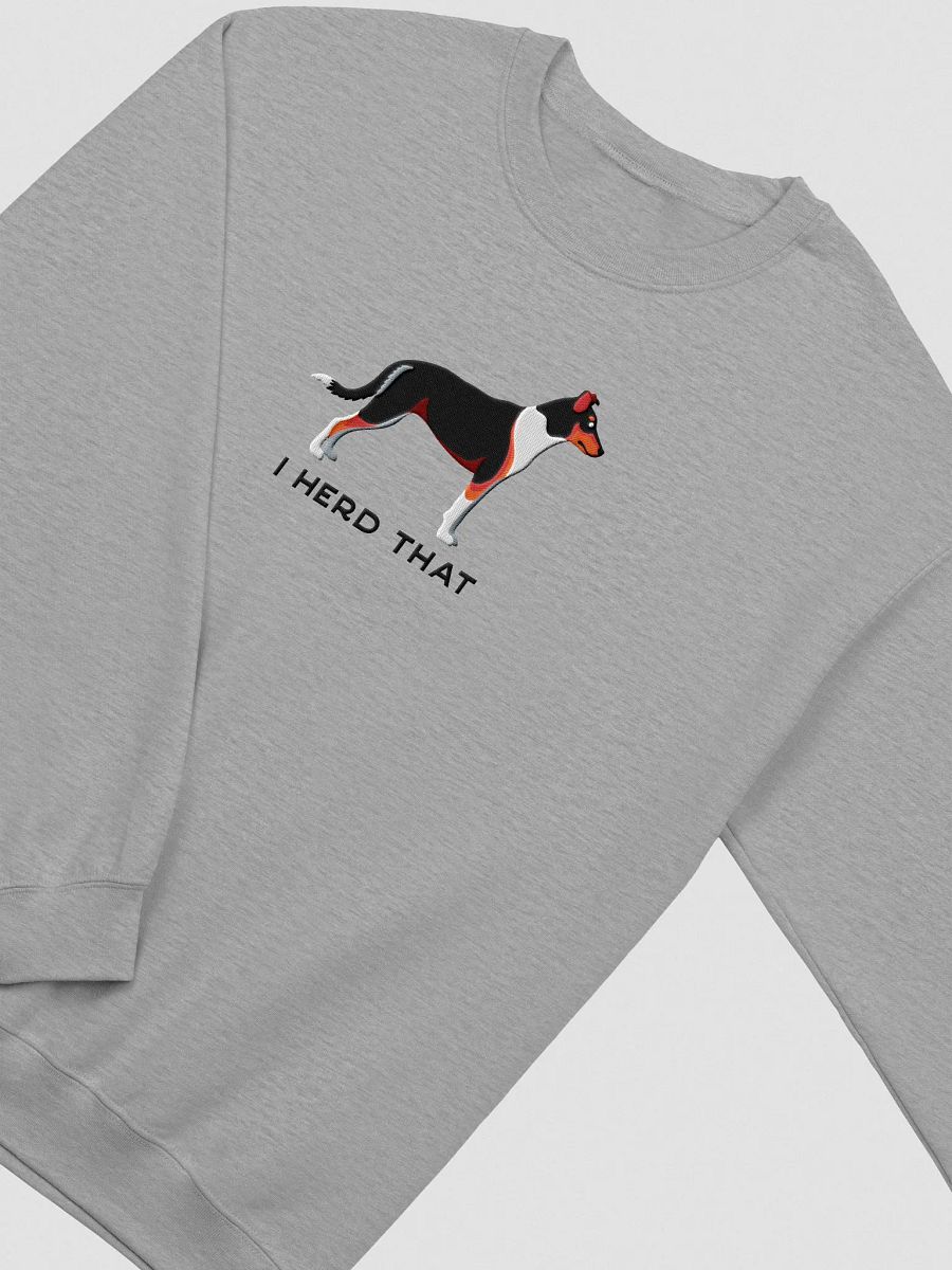 I Herd That Sweatshirt (Embroidered) of a Smooth Collie(Tricolor) product image (6)