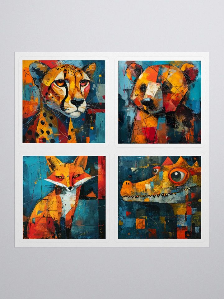 Abstract Wild Animals: Neo-Expressionist Art product image (2)